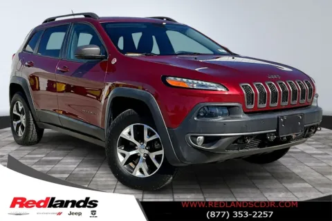 Red 2014 Jeep Cherokee Trailhawk for sale in Redlands, CA