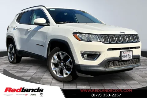 White 2021 Jeep Compass Limited for sale in Redlands, CA