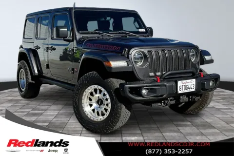 Gray 2020 Jeep Wrangler Unlimited Rubicon for sale in Redlands, CA