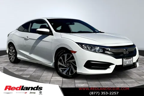 White 2017 Honda Civic LX-P for sale in Redlands, CA