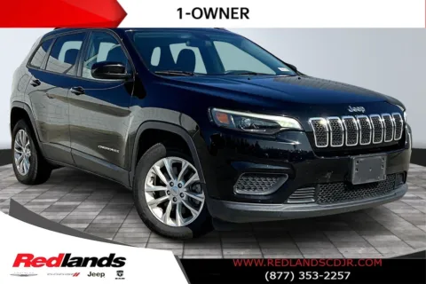 Black 2020 Jeep Cherokee Latitude for sale in Redlands, CA