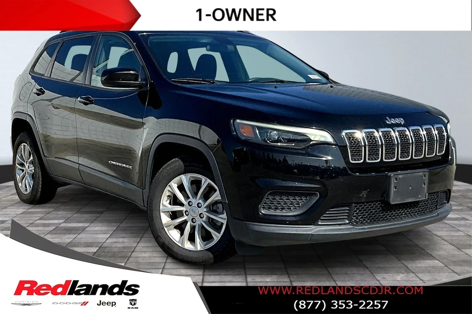 Black 2020 Jeep Cherokee Latitude for sale in Redlands, CA