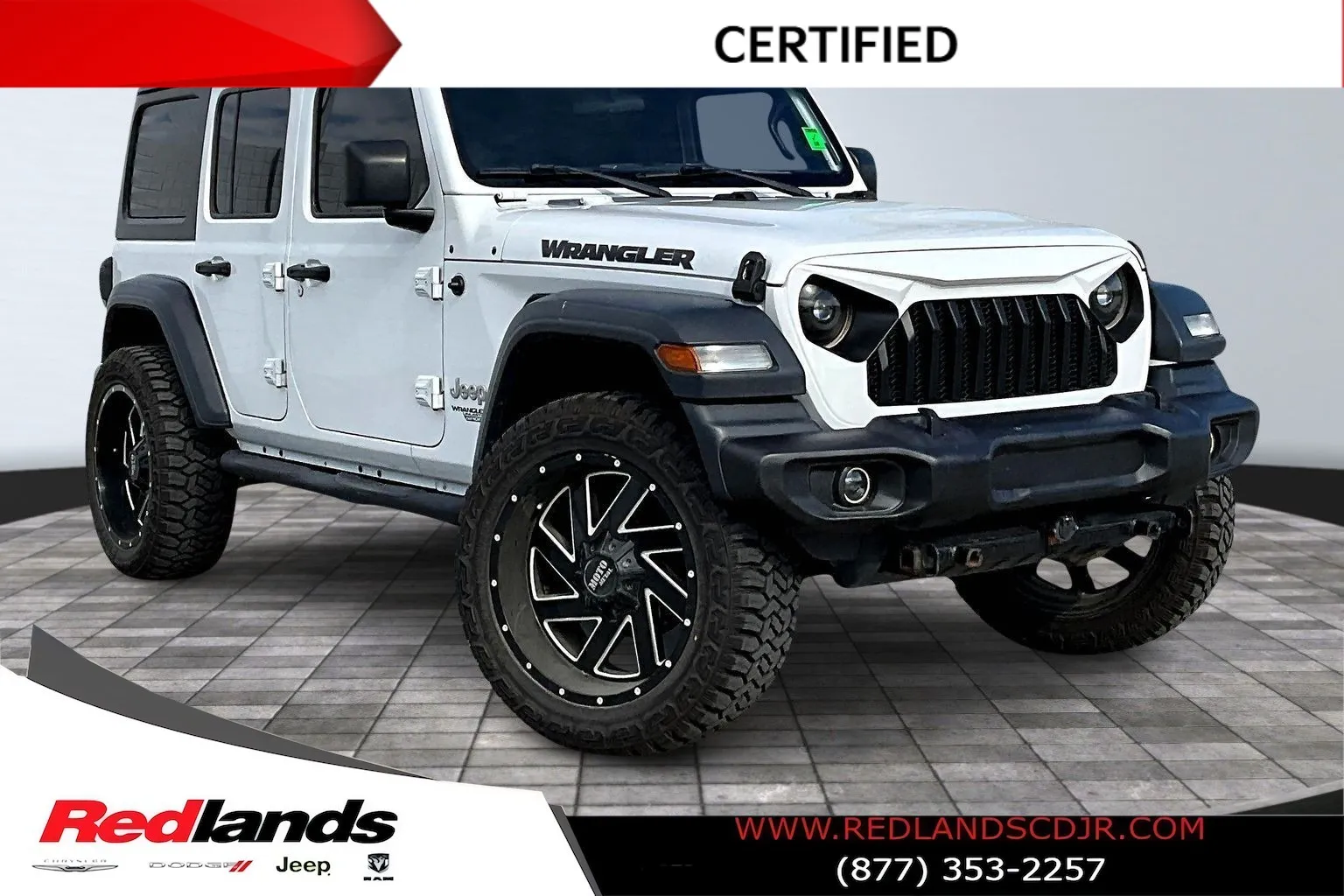 White 2019 Jeep Wrangler Unlimited Sport S for sale in Redlands, CA