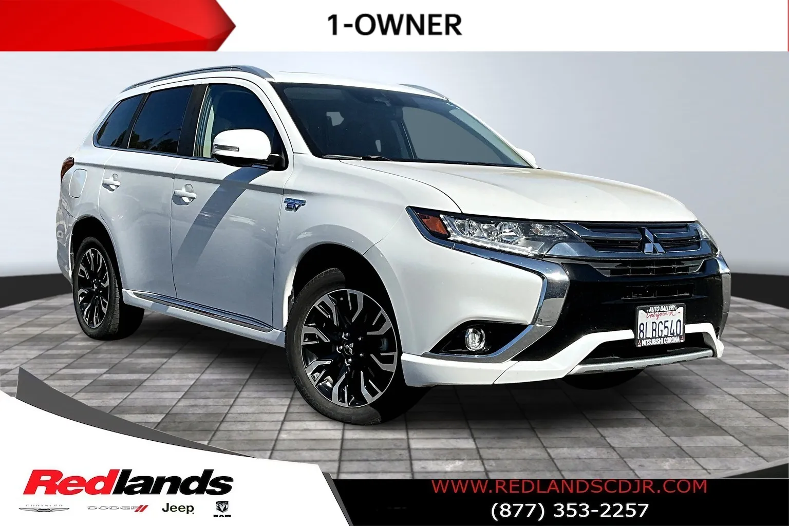 White 2018 Mitsubishi Outlander PHEV SEL for sale in Redlands, CA