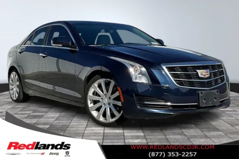 Blue 2016 Cadillac ATS 2.0L Turbo Luxury for sale in Redlands, CA