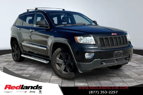 Black 2012 Jeep Grand Cherokee Overland for sale in Redlands, CA