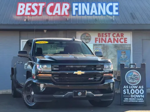 Black 2016 Chevrolet Silverado 1500 Double Cab Z71 LT Pickup 4D 6 1/2 ft for sale in Frankfort, IL