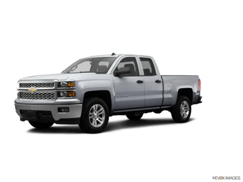 Silver 2015 Chevrolet Silverado 1500 Double Cab LT Pickup 4D 6 1/2 ft for sale in Frankfort, IL