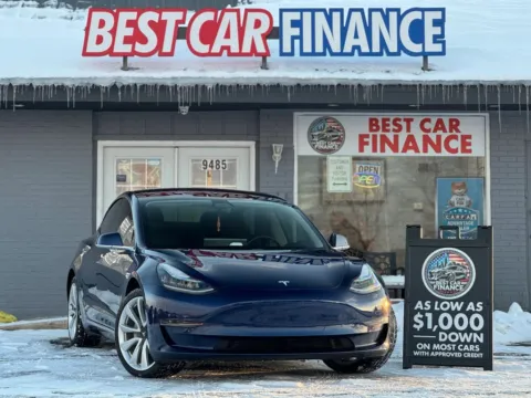 Blue 2018 Tesla Model 3 Long Range Sedan 4D for sale in Frankfort, IL