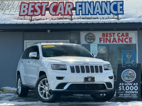 White 2015 Jeep Grand Cherokee Summit Sport Utility 4D for sale in Frankfort, IL