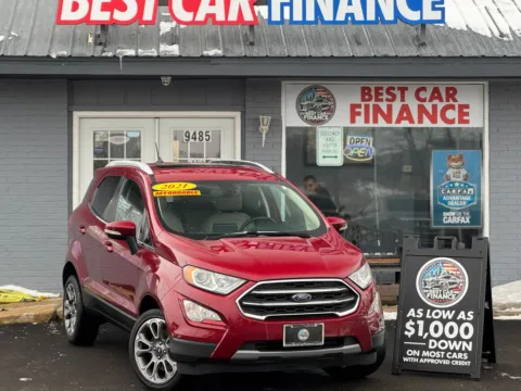 Photos of 2021 Ford EcoSport Titanium Sport Utility 4D for sale in Frankfort, IL at Best Car Finance – Auto Sales & Loans in Frankfort