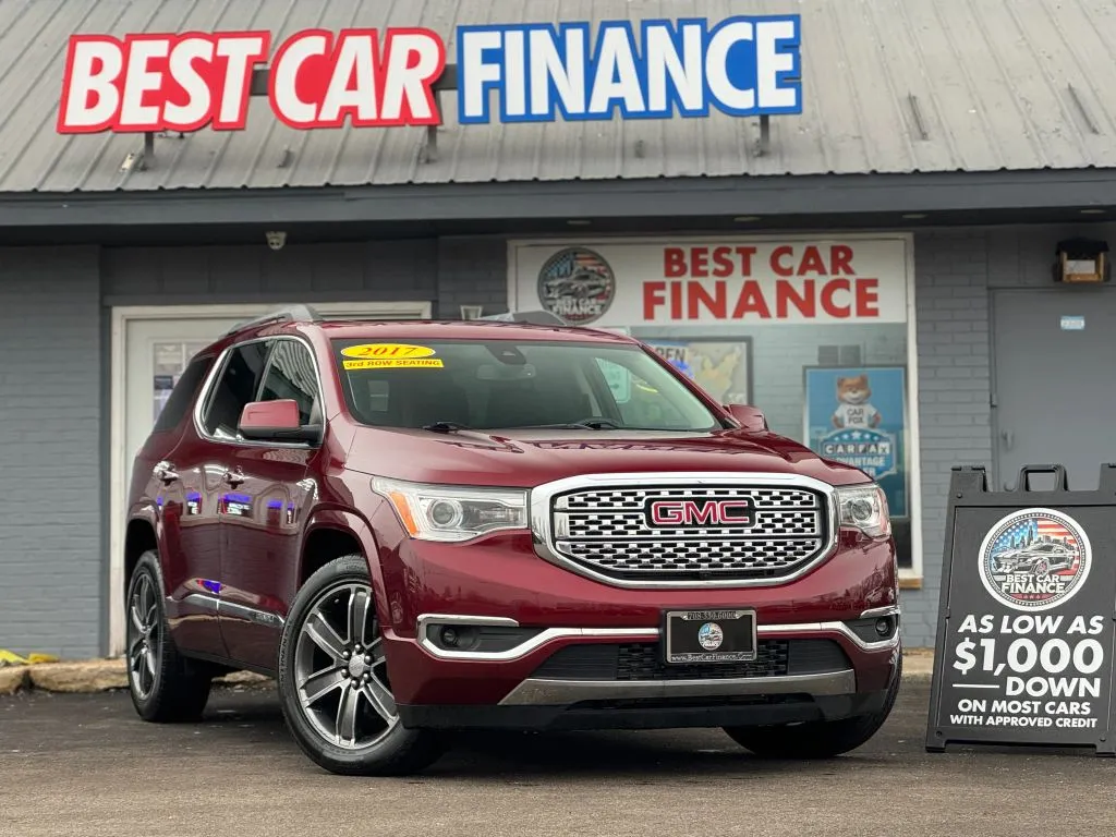 Red 2017 GMC Acadia Denali Sport Utility 4D for sale in Frankfort, IL