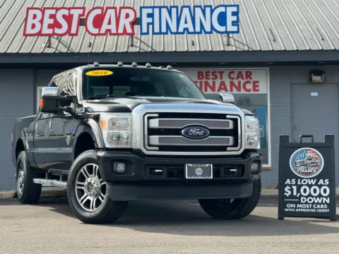 Black 2016 Ford F250 Super Duty Crew Cab Platinum Pickup 4D 6 3/4 ft for sale in Frankfort, IL