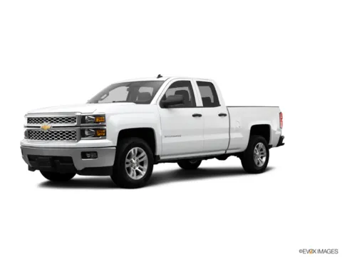 White 2015 Chevrolet Silverado 1500 Double Cab Z71 LT Pickup 4D 6 1/2 ft for sale in Frankfort, IL