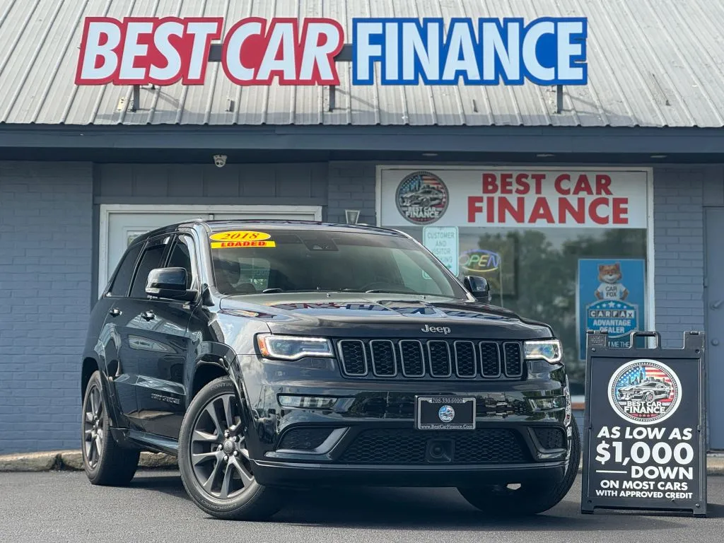 Black 2018 Jeep Grand Cherokee High Altitude Sport Utility 4D for sale in Frankfort, IL