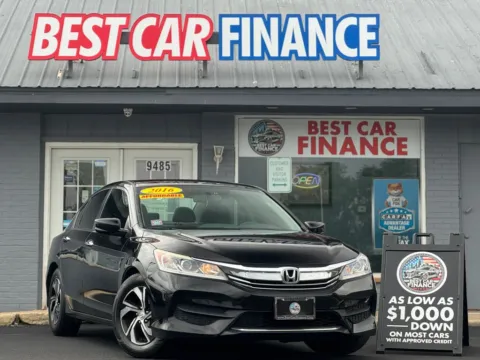 Black 2016 Honda Accord LX Sedan 4D for sale in Frankfort, IL