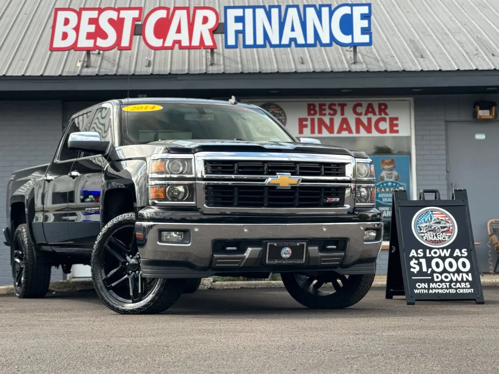 Black 2014 Chevrolet Silverado 1500 Crew Cab Z71 LTZ Pickup 4D 6 1/2 ft for sale in Frankfort, IL