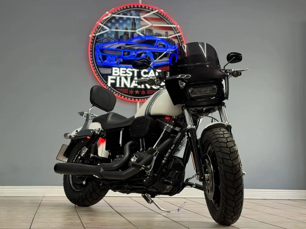 White 2017 Harley-Davidson Dyna Fat Bob for sale in Frankfort, IL