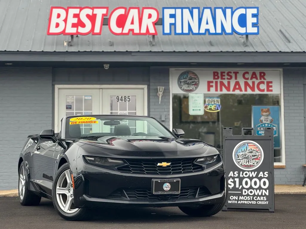 Black 2020 Chevrolet Camaro LT Convertible 2D for sale in Frankfort, IL