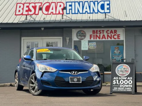 Blue 2017 Hyundai Veloster Coupe 3D for sale in Frankfort, IL