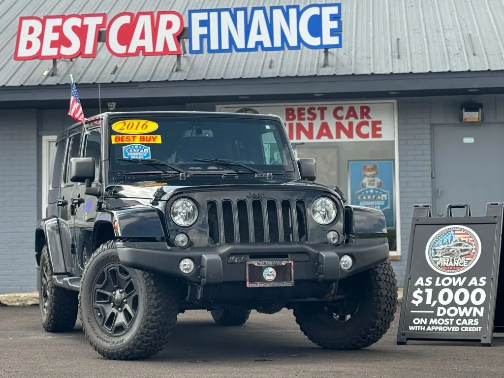 Black 2016 Jeep Wrangler Unlimited Backcountry Sport Utility 4D for sale in Frankfort, IL