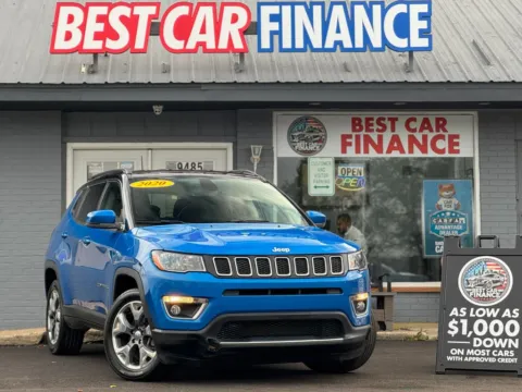 Blue 2020 Jeep Compass Limited Sport Utility 4D for sale in Frankfort, IL