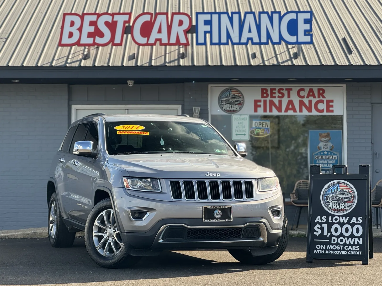 Gray 2014 Jeep Grand Cherokee Limited for sale in Frankfort, IL