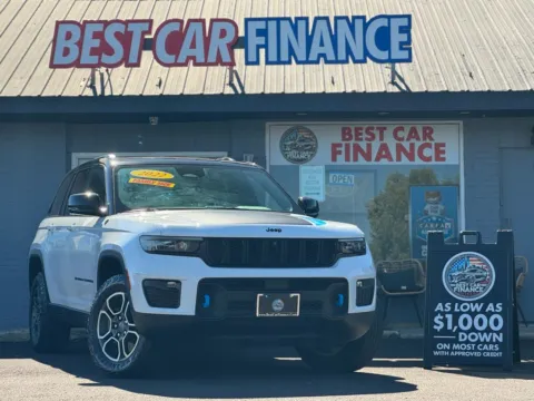 White 2022 Jeep Grand Cherokee 4xe Trailhawk Sport Utility 4D for sale in Frankfort, IL