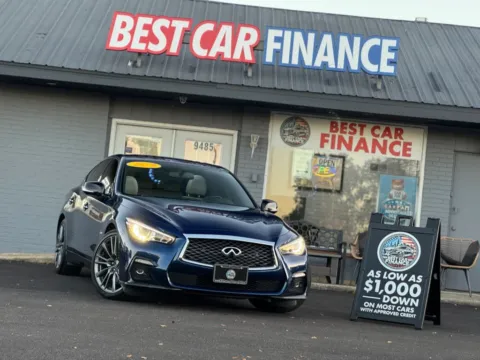 Another view of 2019 INFINITI Q50 RED SPORT 400 Sedan 4D for sale in Frankfort, IL at Best Car Finance – Auto Sales & Loans in Frankfort