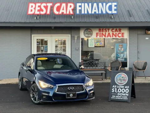 Photos of 2019 INFINITI Q50 RED SPORT 400 Sedan 4D for sale in Frankfort, IL at Best Car Finance – Auto Sales & Loans in Frankfort
