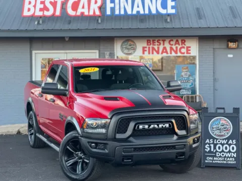 More photos of 2021 Ram 1500 Classic Crew Cab Warlock Pickup 4D 5 1/2 ft at Best Car Finance – Auto Sales & Loans in Frankfort, IL