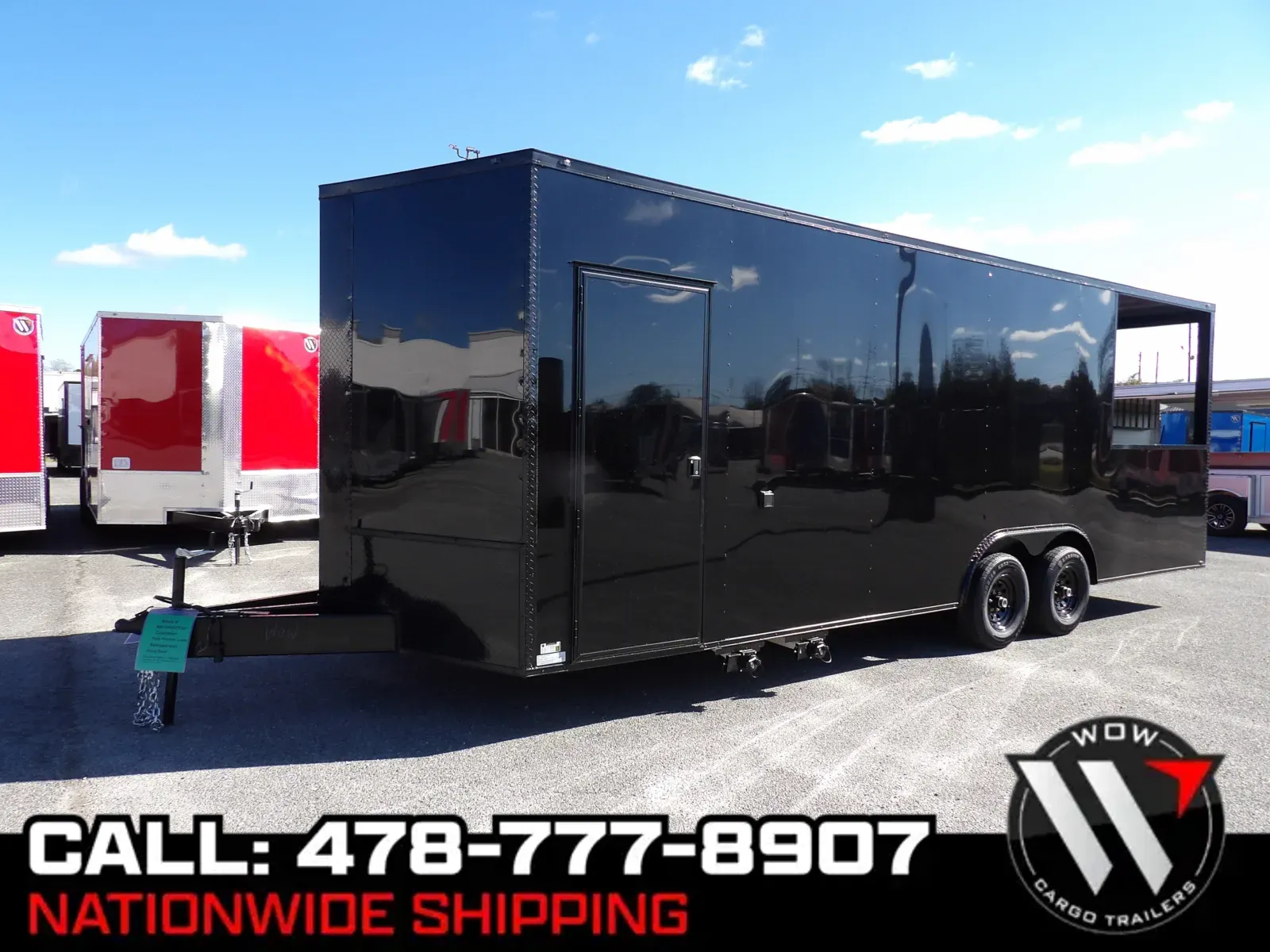 Black 2026 Steel Pines 8.5X24 BBQ for sale in Cochran, GA