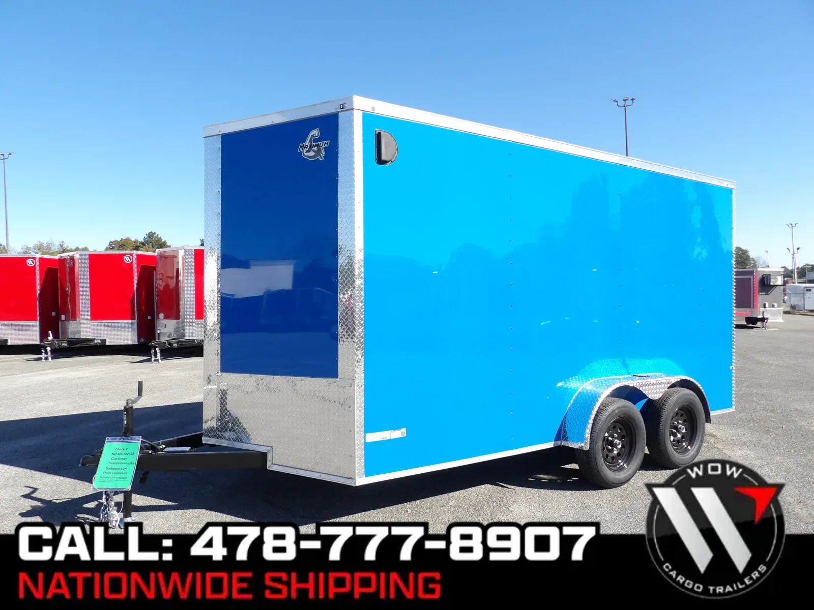 Blue 2026 Maximum 7X14 Enclosed for sale in Cochran, GA