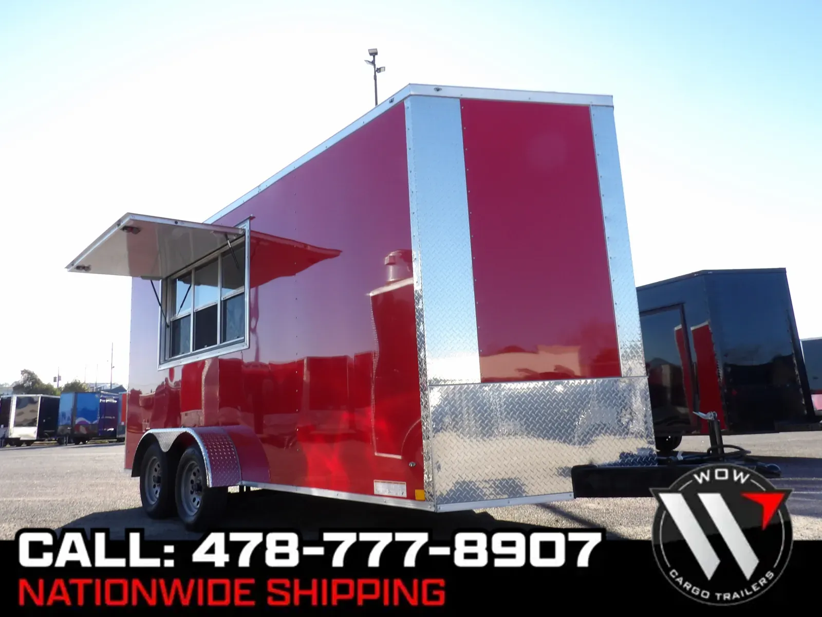 Red 2026 Diamond 7X16 Enclosed for sale in Cochran, GA