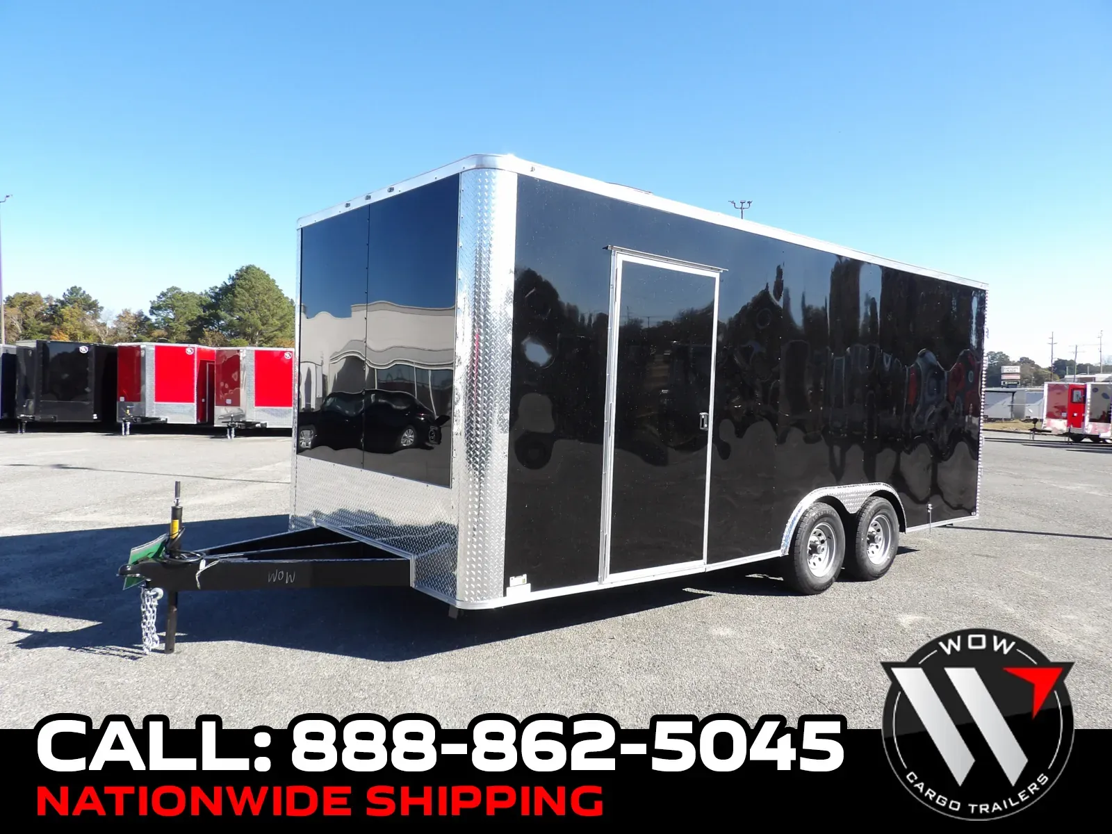 Black 2026 Steel Pines 8.5X20 Enclosed for sale in Cochran, GA