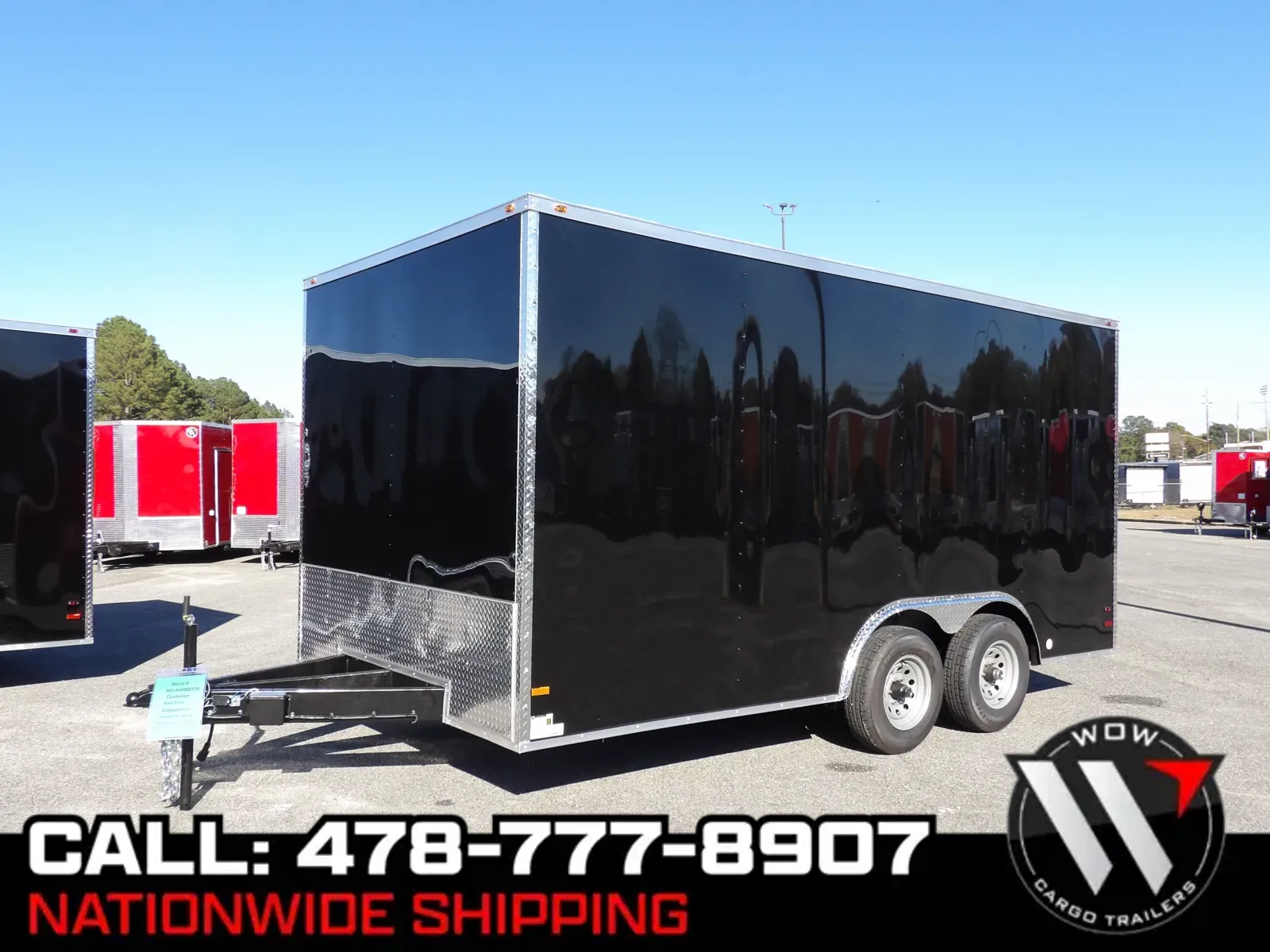 Black 2026 All World 8.5X16 Enclosed for sale in Cochran, GA