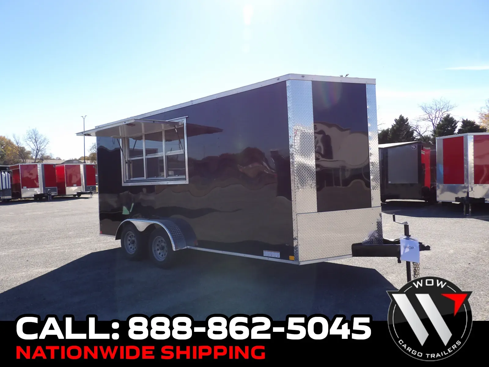 Black 2026 Diamond 7X16 Enclosed for sale in Cochran, GA