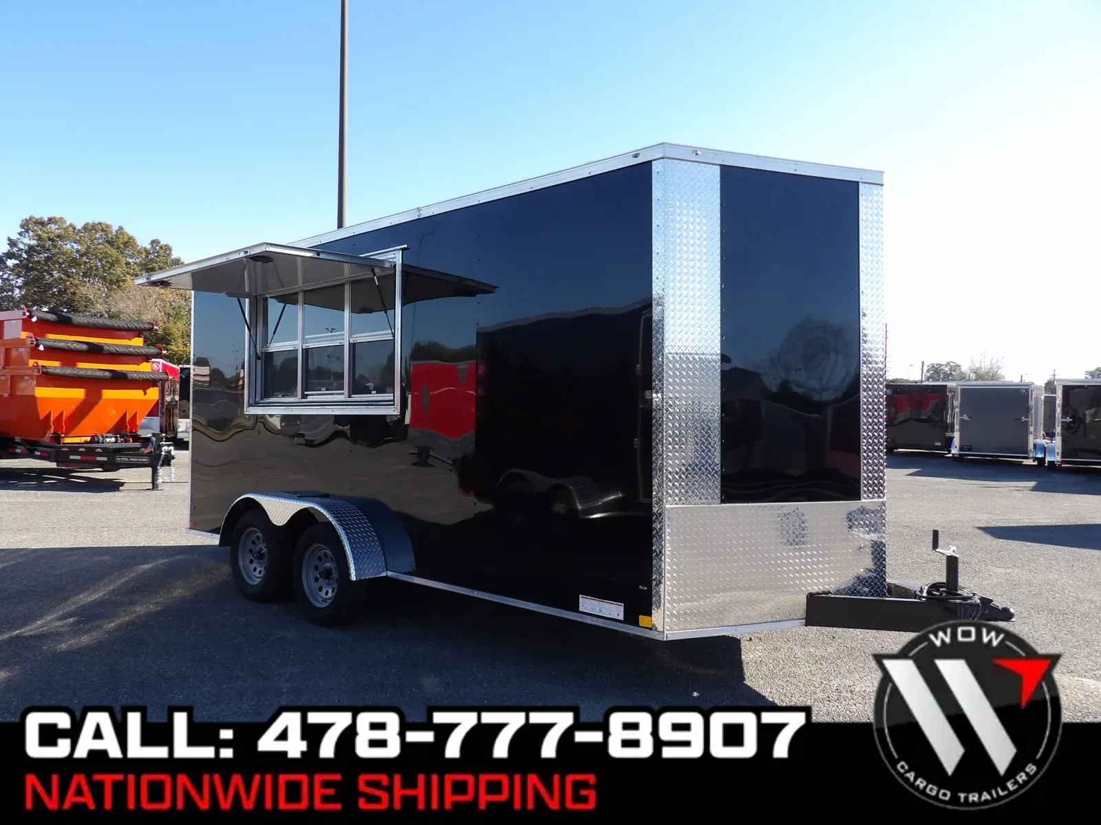 Black 2026 Diamond 7X16 Enclosed for sale in Cochran, GA