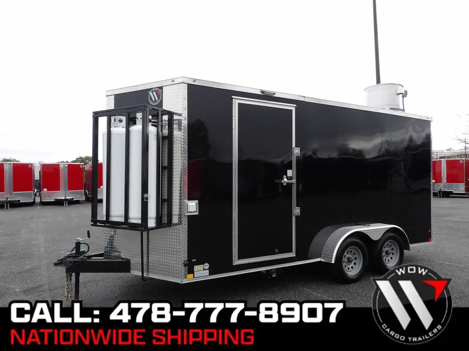 Black 2026 Diamond 7X16 Enclosed for sale in Cochran, GA