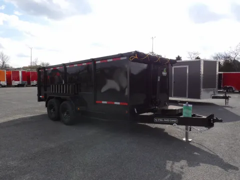 Photos of 2026 Steel Pines 7X16 Dump for sale in Cochran, GA at WOW Cargo Trailers