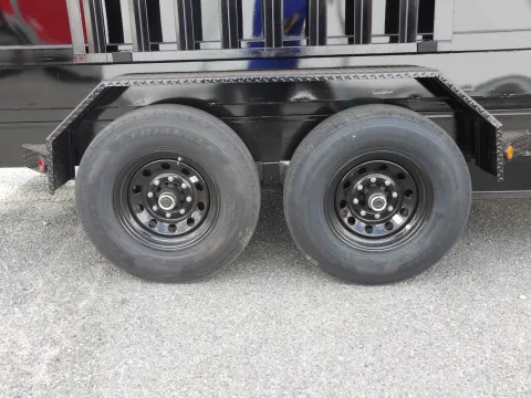 Another view of 2026 Steel Pines 7X16 Dump for sale in Cochran, GA at WOW Cargo Trailers