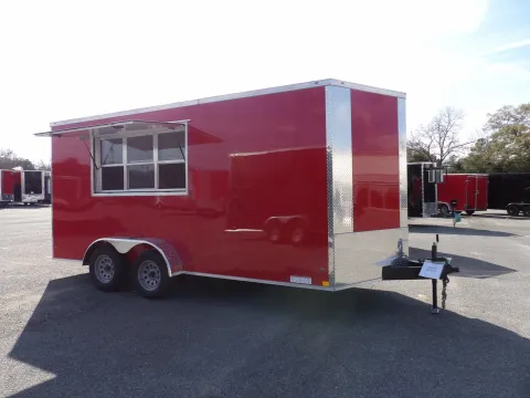 Another view of 2026 Diamond 7X16 Enclosed for sale in Cochran, GA at WOW Cargo Trailers