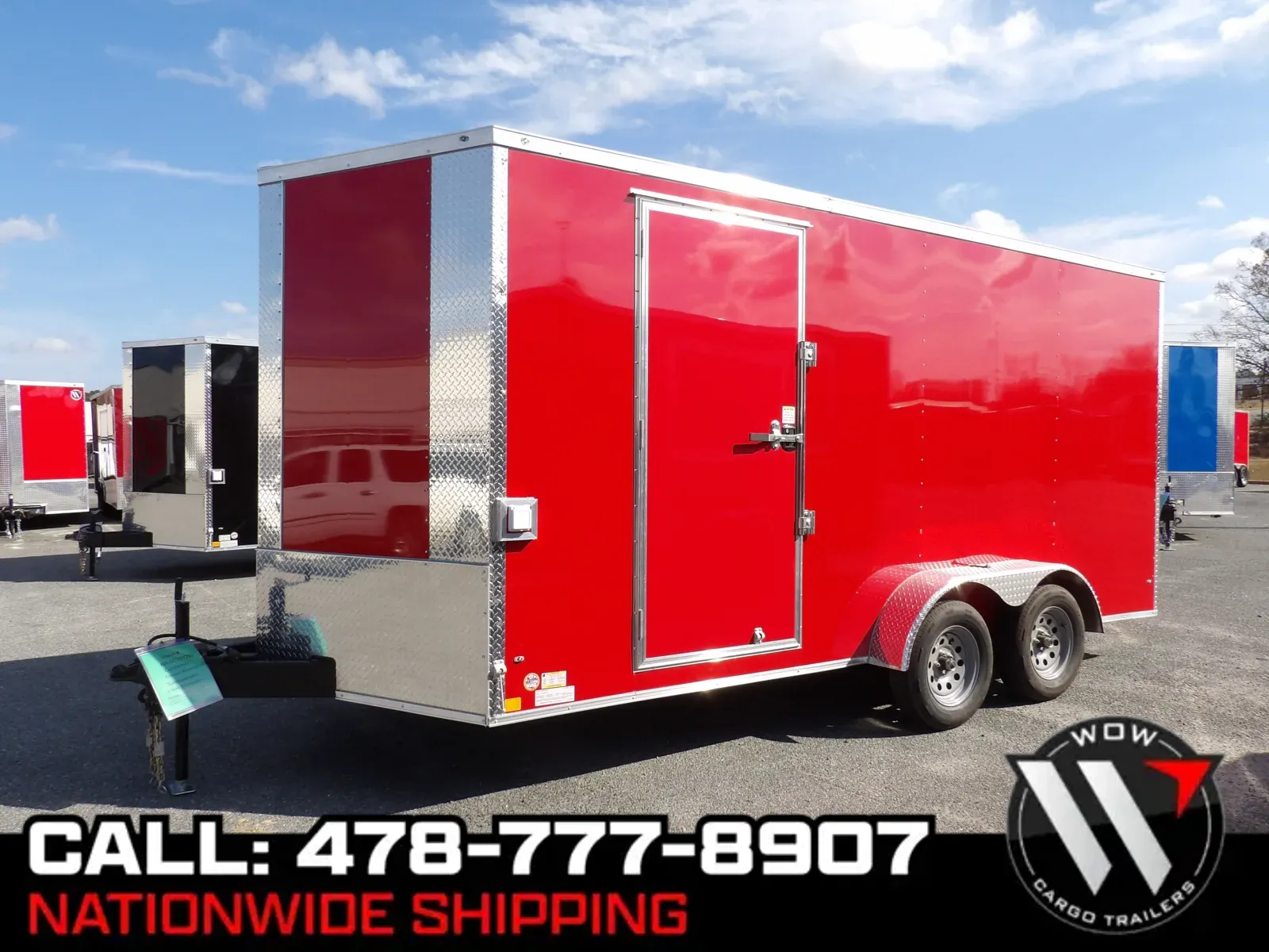 Red 2026 Diamond 7X16 Enclosed for sale in Cochran, GA