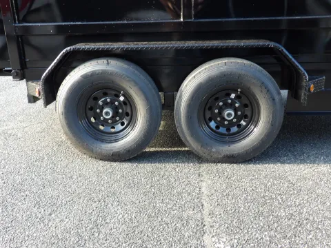 Another view of 2026 Steel Pines 7X14 Dump for sale in Cochran, GA at WOW Cargo Trailers