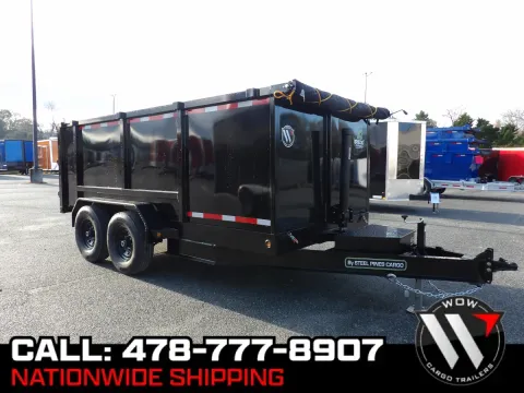 Black 2026 Steel Pines 7X14 Dump for sale in Cochran, GA