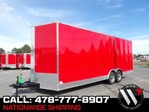 Red 2026 Steel Pines 8.5X24 Enclosed for sale in Cochran, GA