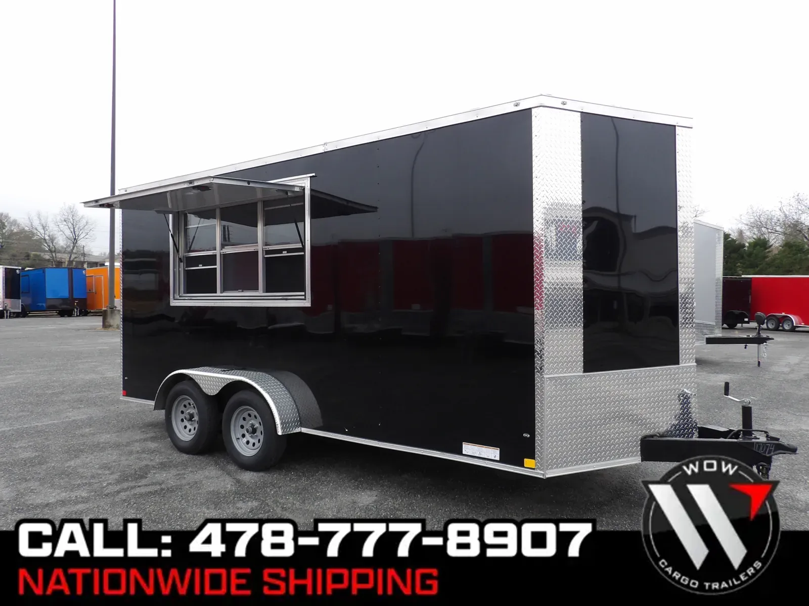 Black 2026 Diamond 7X16 Enclosed for sale in Cochran, GA