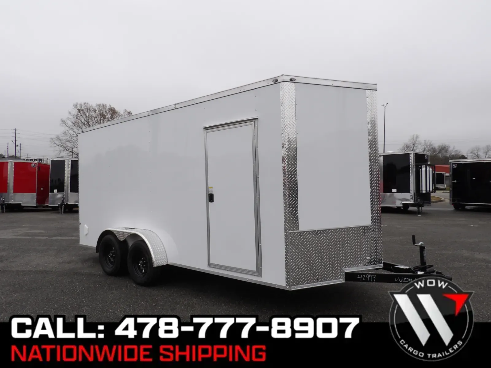 White 2026 Maximum 7X16 Enclosed for sale in Cochran, GA