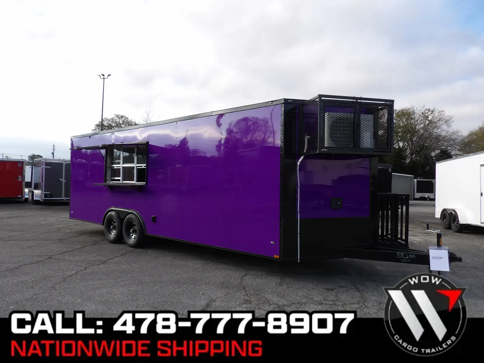Black 2026 Freedom Trailer 8.5X24 Enclosed for sale in Cochran, GA