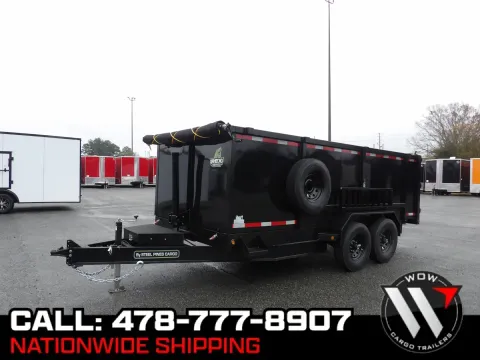 Black 2026 Steel Pines 7X16 Dump for sale in Cochran, GA
